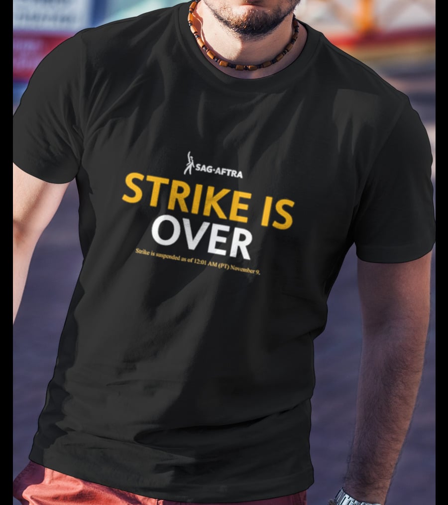 SAG-AFTRA Strike Is Over November 9 T-Shirt