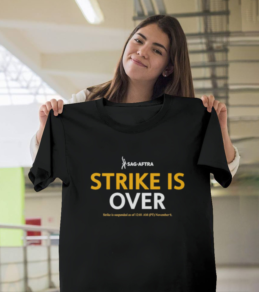SAG-AFTRA Strike Is Over November 9 T-Shirt