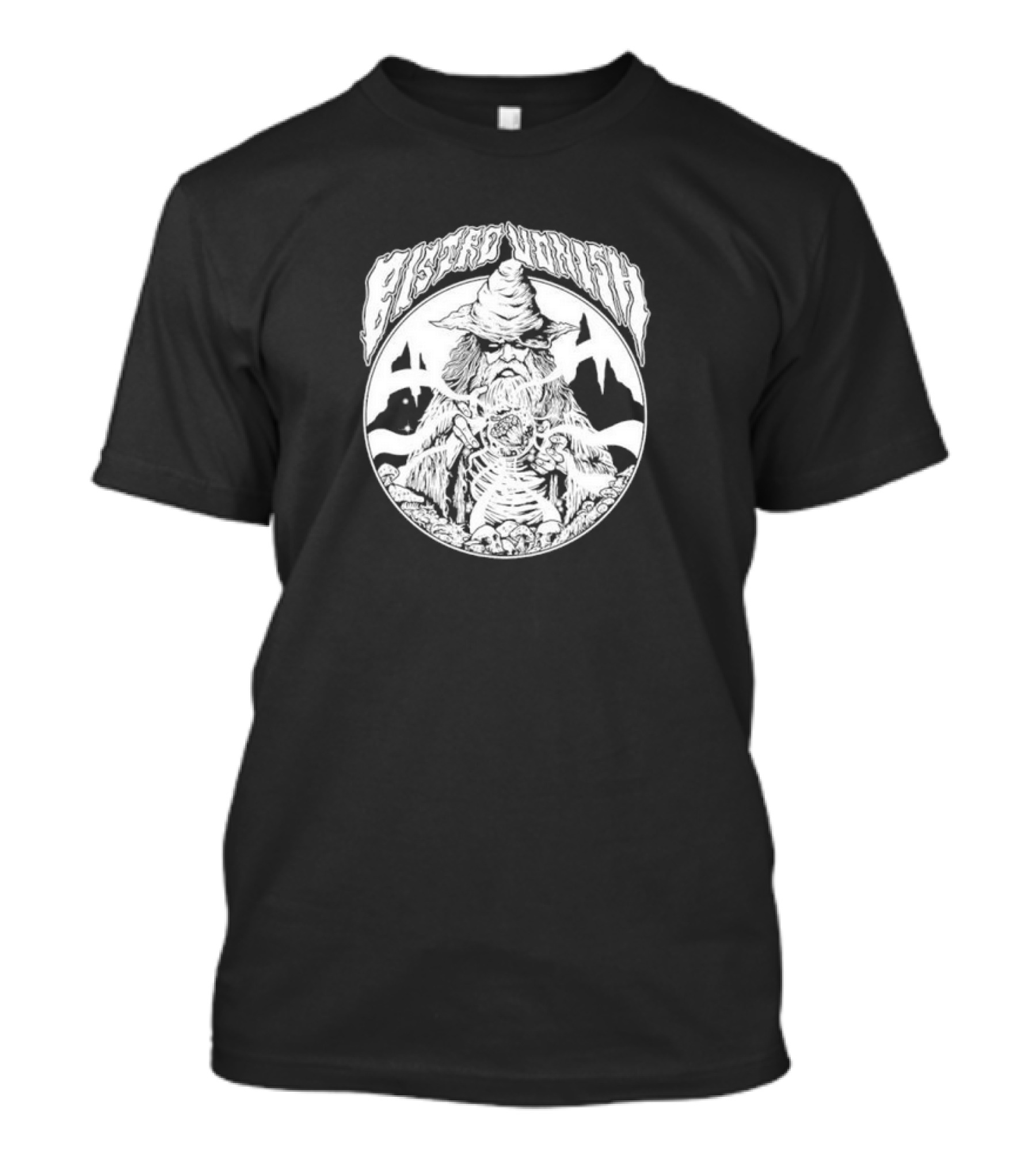 Blasted Vonish Wizard Skull T-Shirt