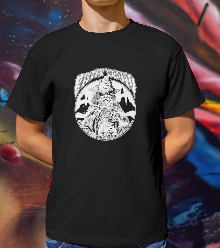 Blasted Vonish Wizard Skull T-Shirt