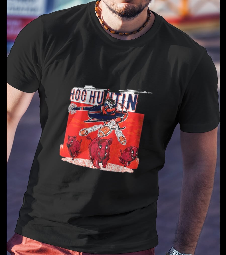 Auburn Tigers Hog Huntin Vs. Arkansas Razorbacks Football Showdown T-Shirt