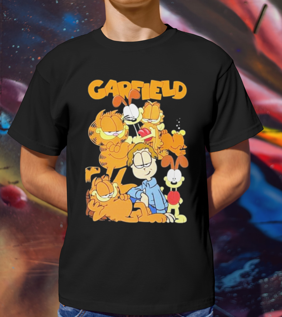 Garfield And Friends Group Character T-Shirt