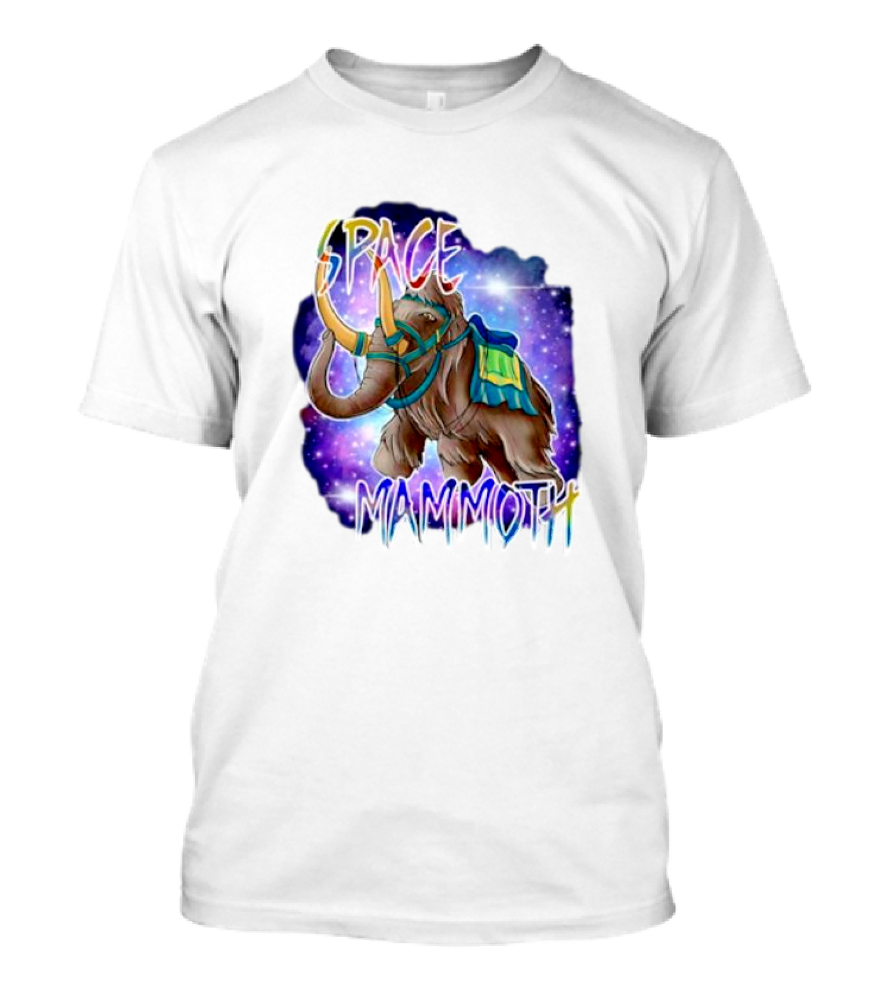 Space Mammoth Cosmic Adventure T-Shirt
