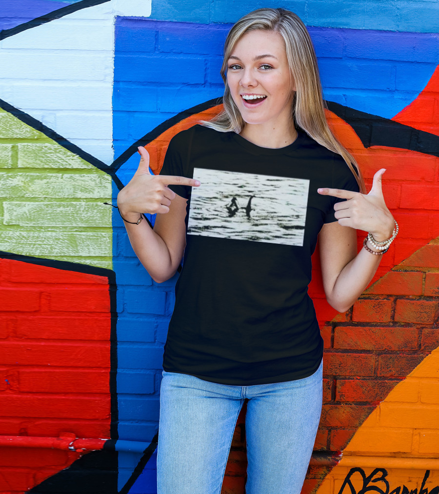 Louis Wearing Palace Nessie Surfers On Loch Ness Monster T-Shirt