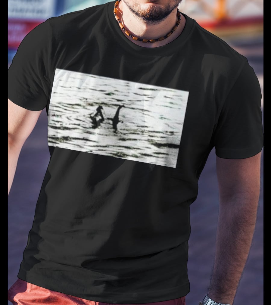 Louis Wearing Palace Nessie Surfers On Loch Ness Monster T-Shirt
