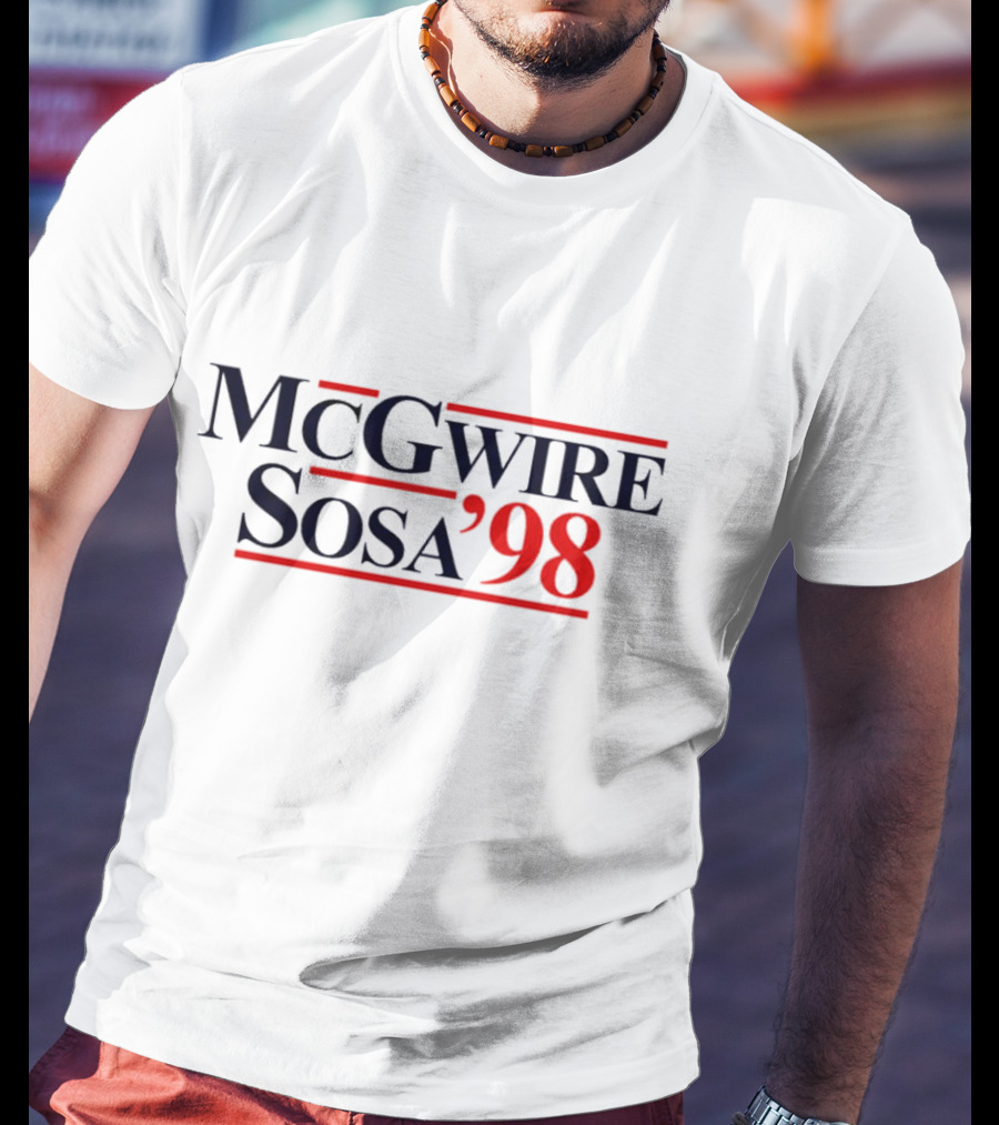 McGwire Sosa '98 Baseball Home Run Chase T-Shirt