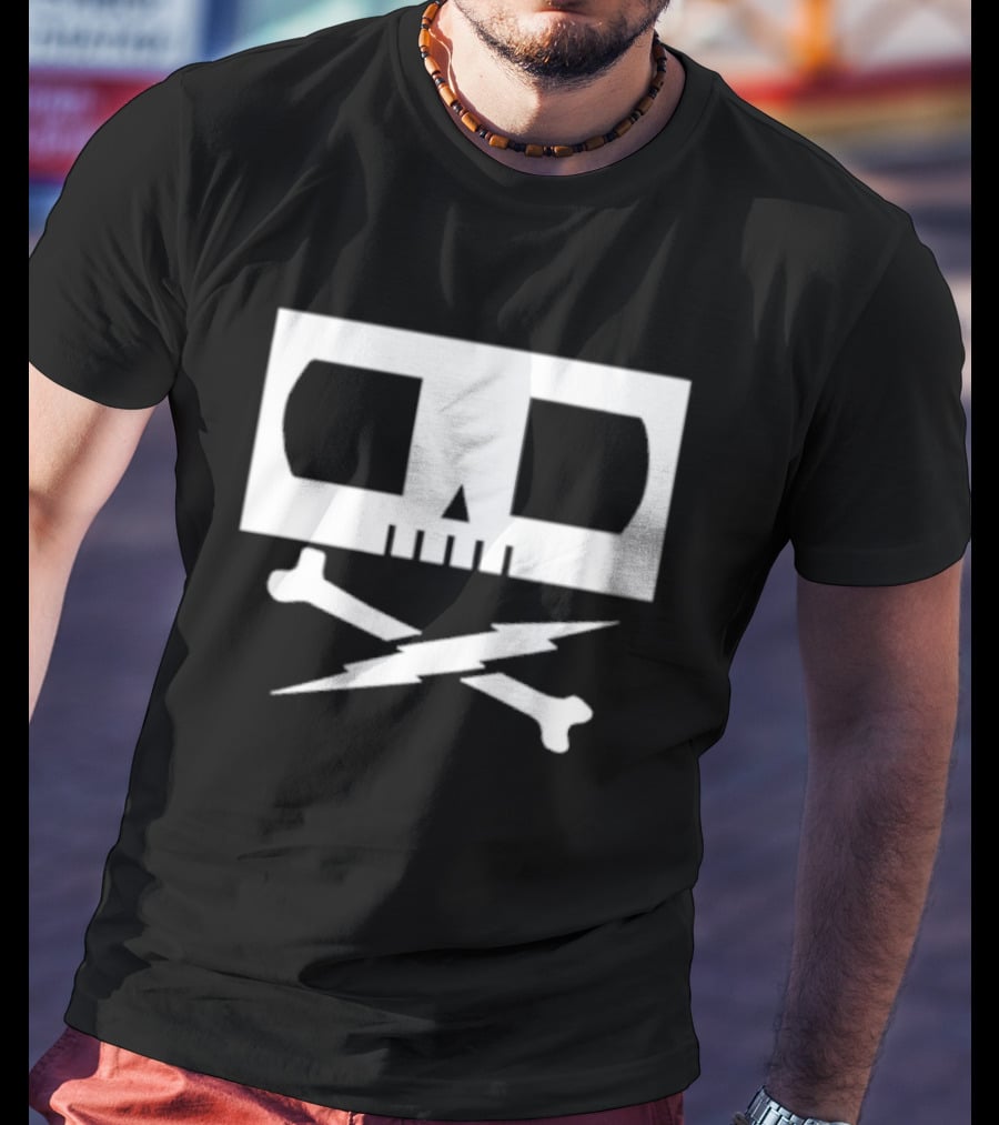 Skull Vsh Lightning Crossbones T-Shirt
