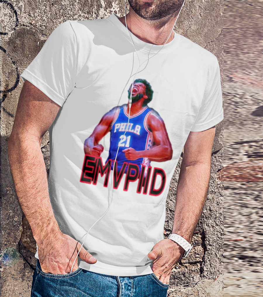 EMVPIID Joel Embiid Philadelphia 76ers Phila 21 T-Shirt