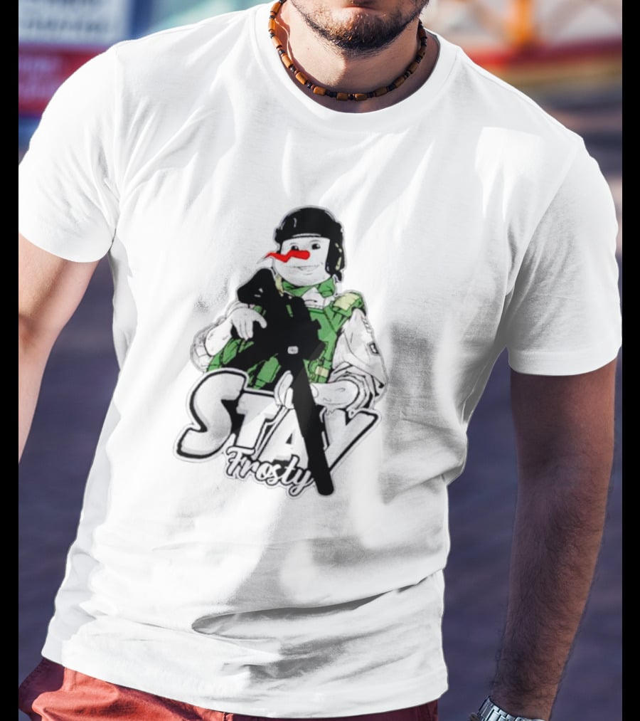 Stay Frosty Snowman Army T-Shirt
