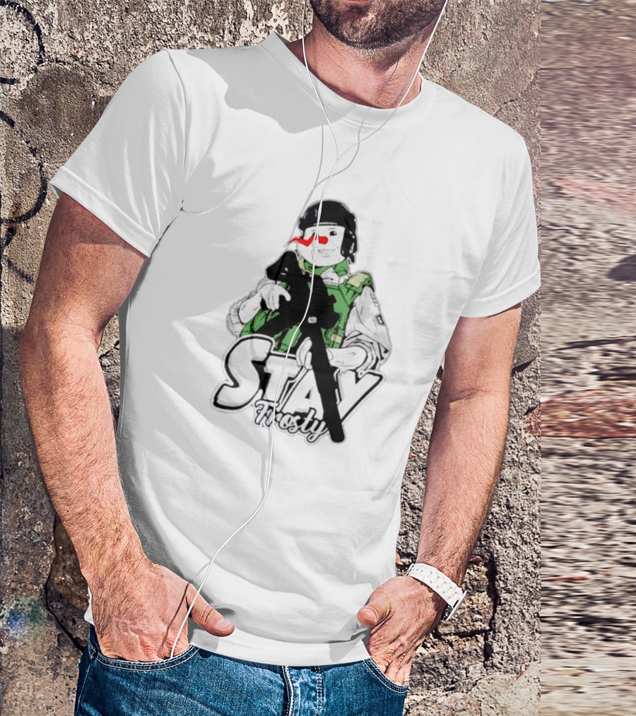 Stay Frosty Snowman Army T-Shirt