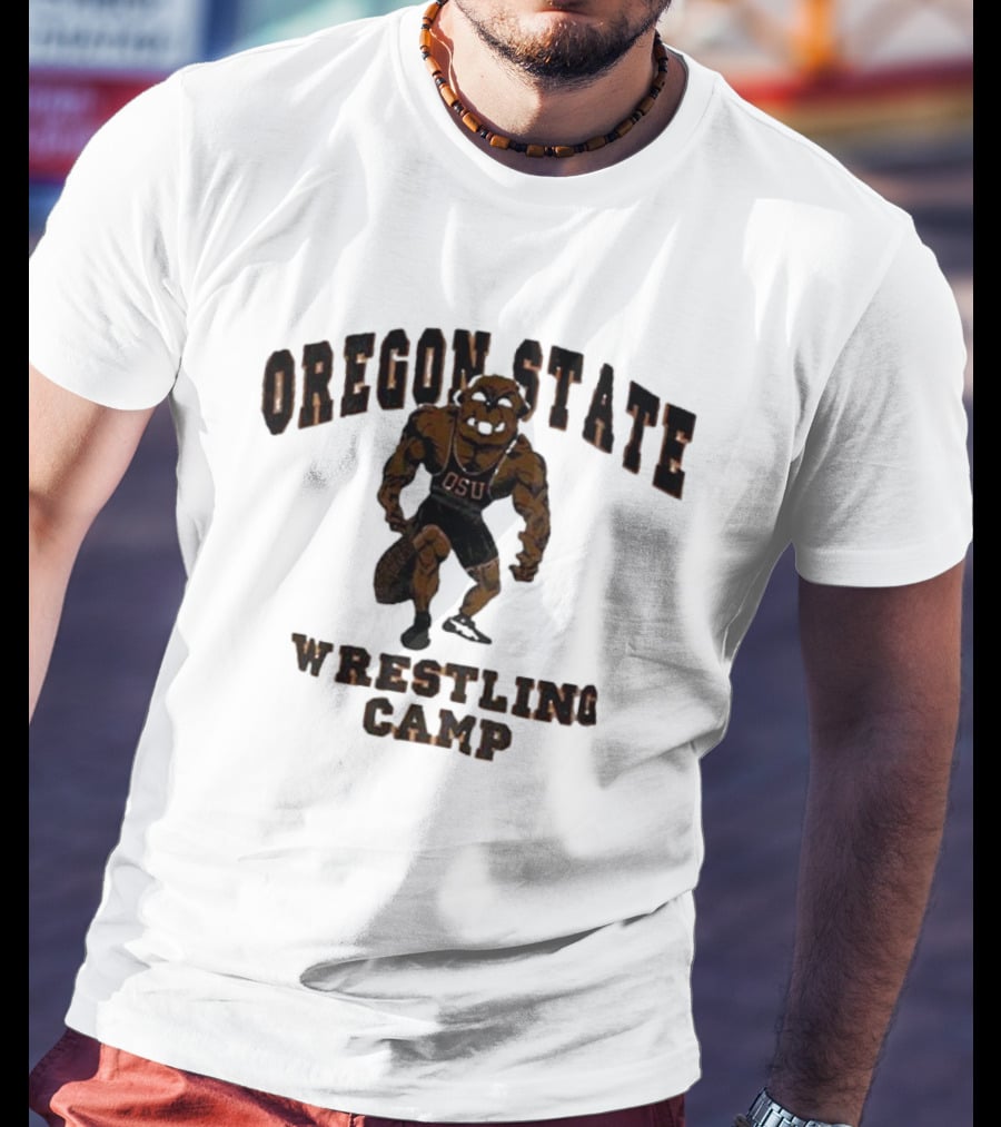 Oregon State OSU Wrestling Camp Vintage Beavers T-Shirt