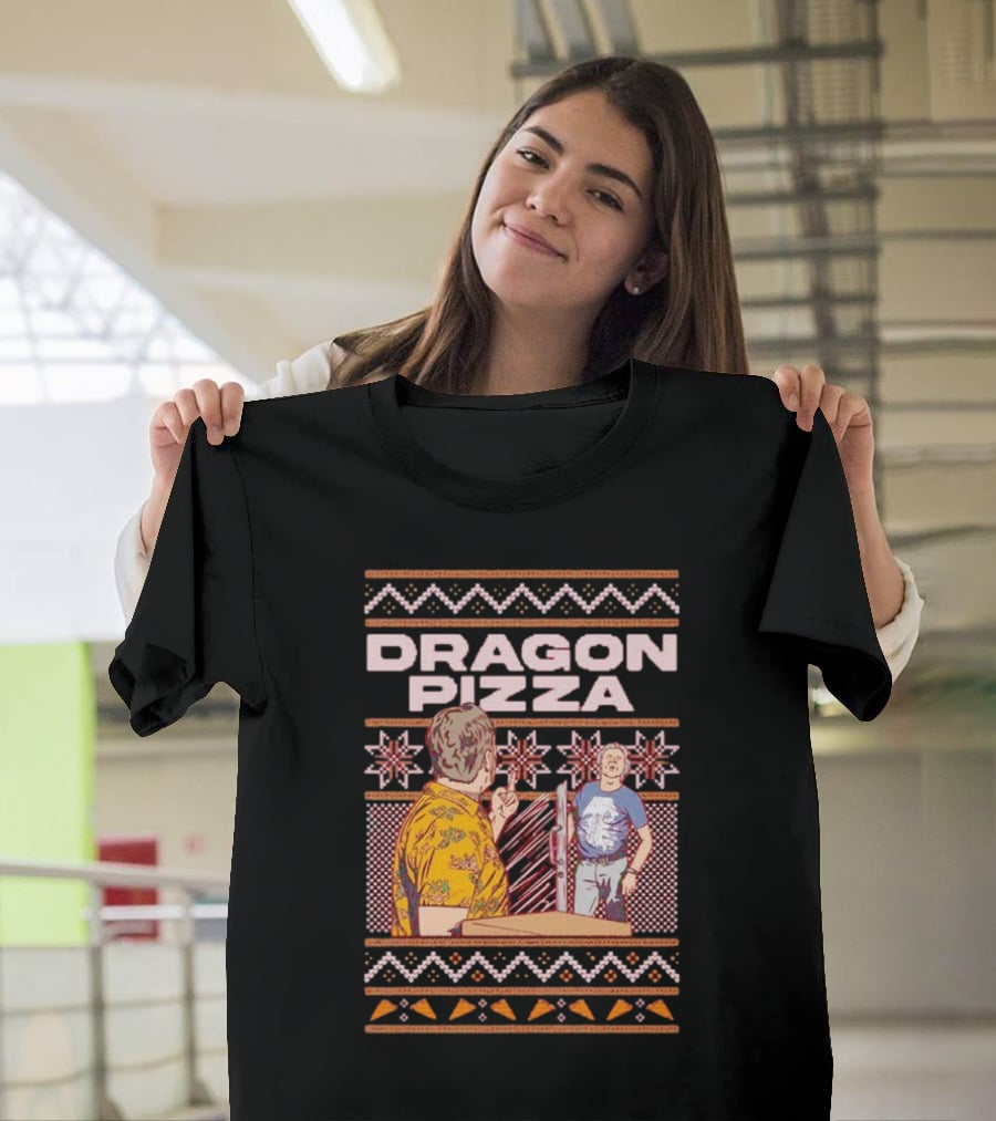 Dragon Pizza Dave Portnoy Retro T-Shirt