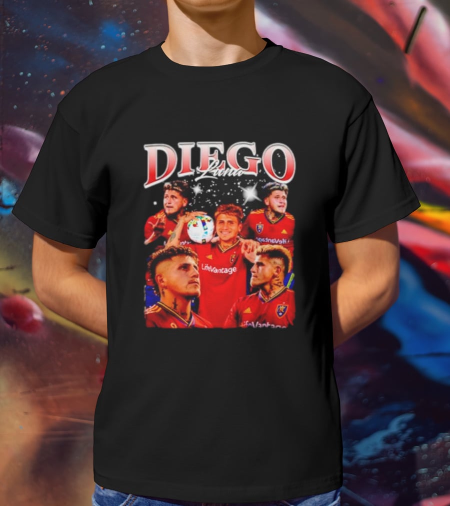 Diego Luna Real Salt Lake Soccer Star Bootleg T-Shirt