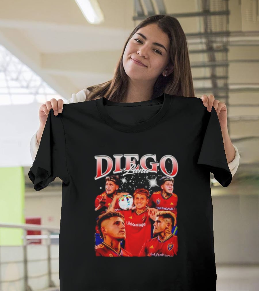 Diego Luna Real Salt Lake Soccer Star Bootleg T-Shirt