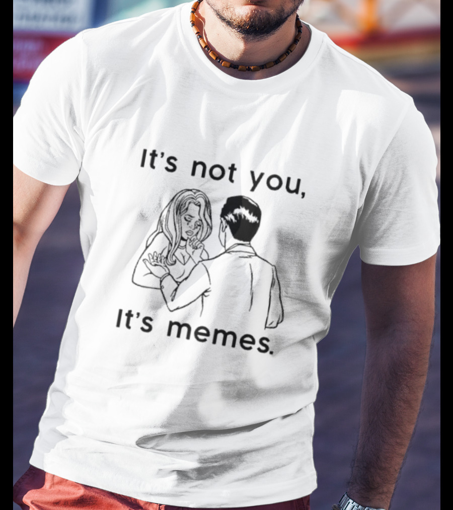 It's Not You It's Memes Comic Style Retro Humor T-Shirt