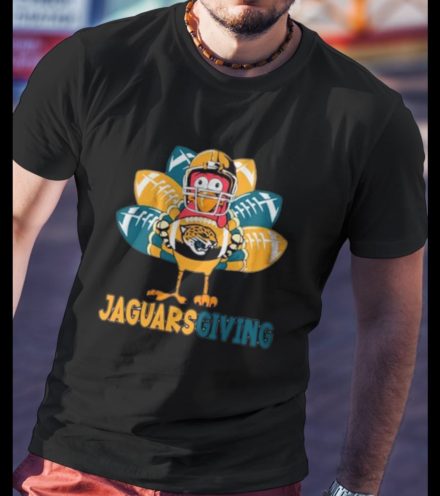 Jaguarsgiving Thanksgiving Jacksonville Jaguars Turkey T-Shirt