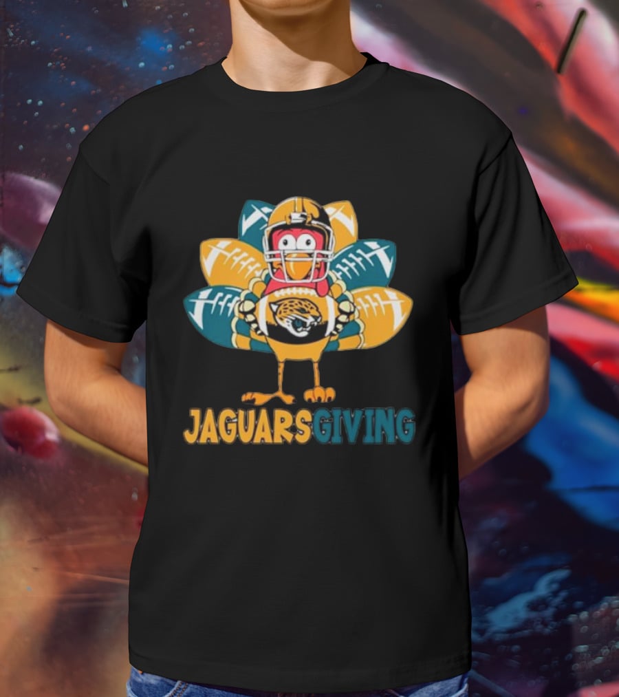 Jaguarsgiving Thanksgiving Jacksonville Jaguars Turkey T-Shirt
