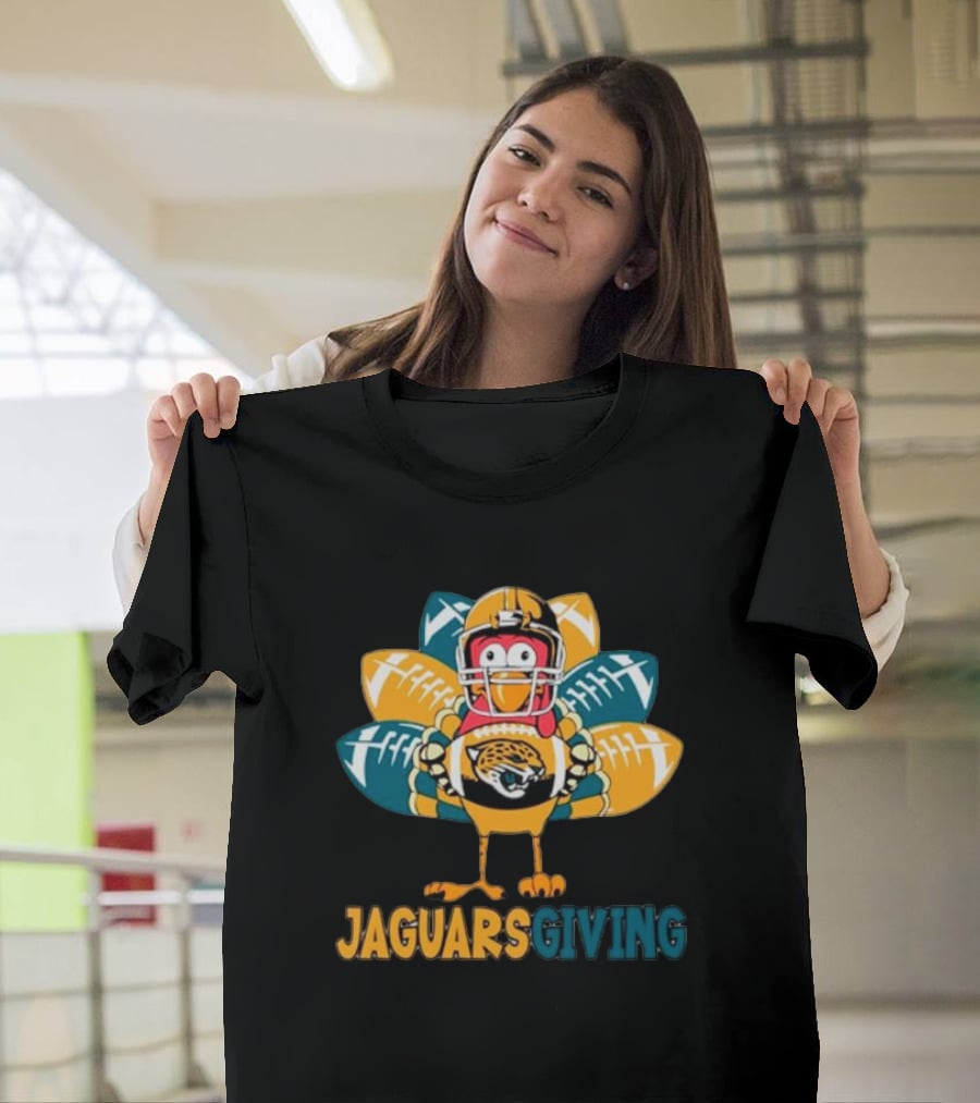 Jaguarsgiving Thanksgiving Jacksonville Jaguars Turkey T-Shirt