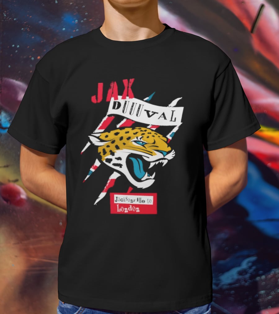 Jax Duuuval Jacksonville To London Jaguars T-Shirt
