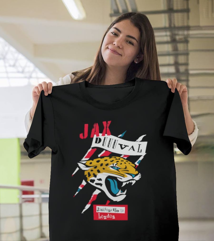 Jax Duuuval Jacksonville To London Jaguars T-Shirt