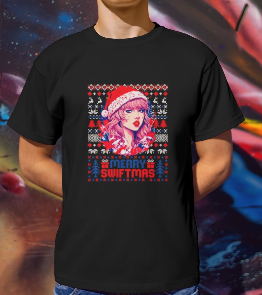 Merry Swiftmas Festive Christmas T-Shirt