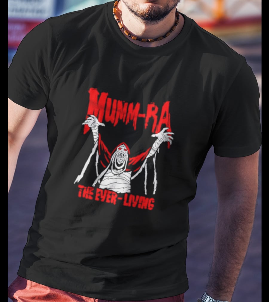 Mumm-Ra The Ever-Living Red And White T-Shirt