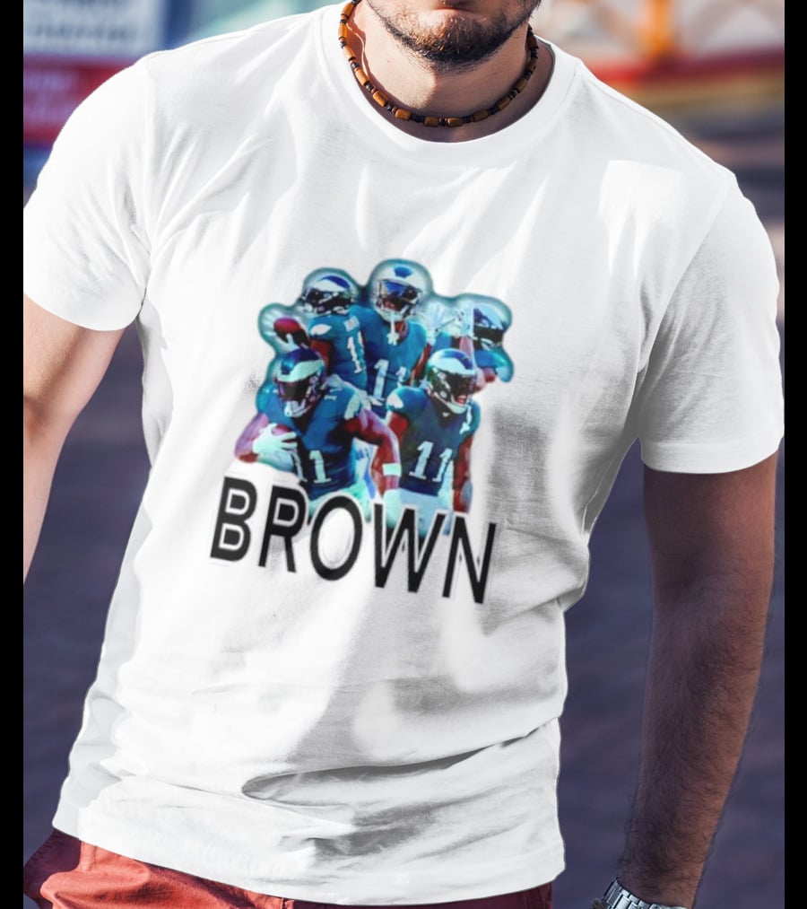 Philadelphia Eagles AJ Brown NFL Football T-Shirt