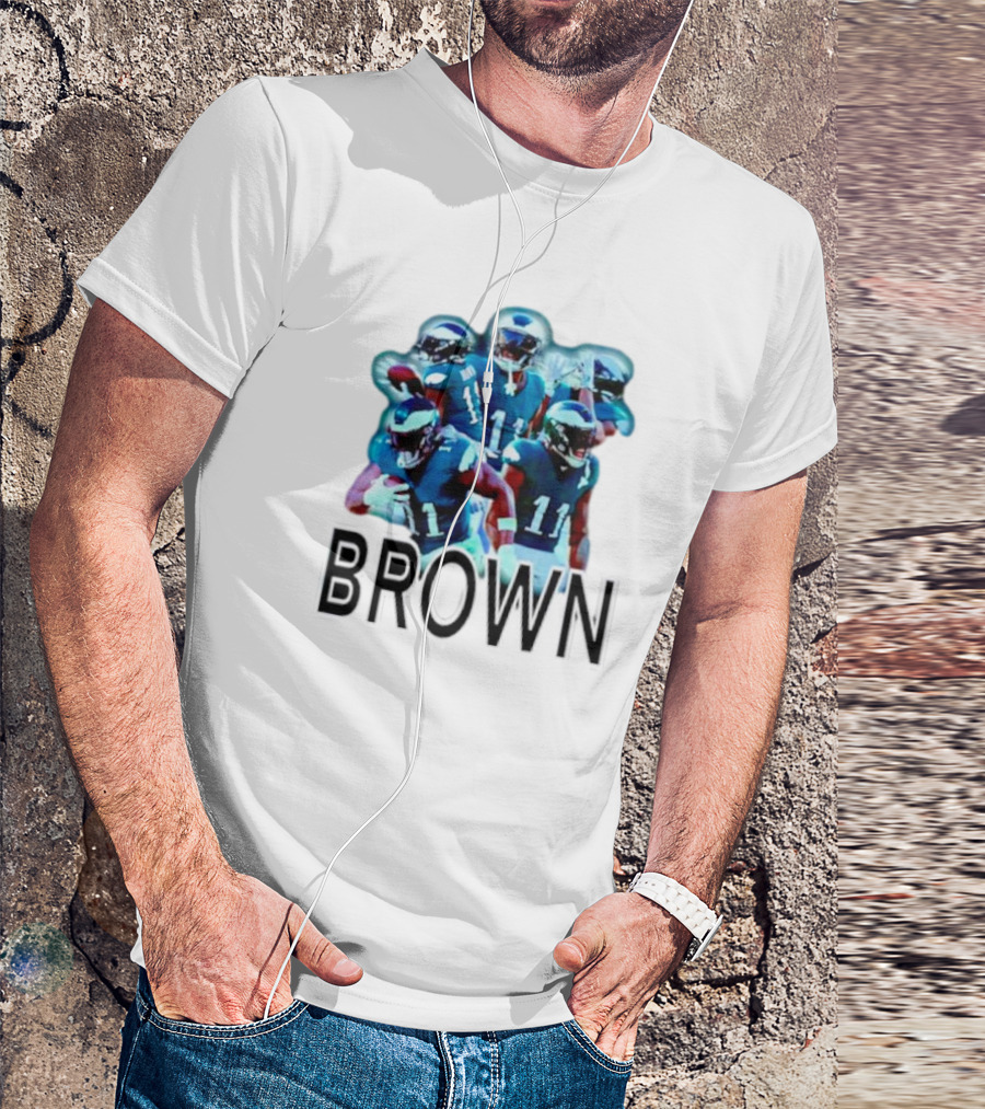 Philadelphia Eagles AJ Brown NFL Football T-Shirt