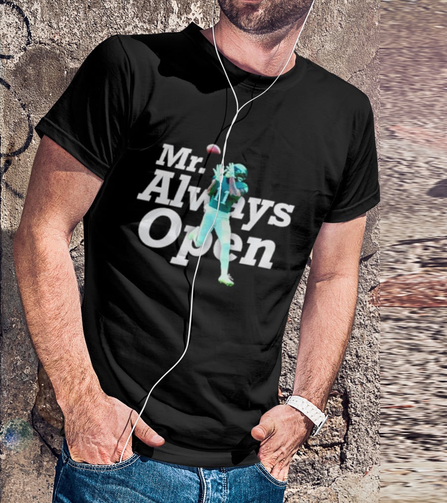 Philadelphia Eagles Mr. Always Open 11 Catching Football T-Shirt
