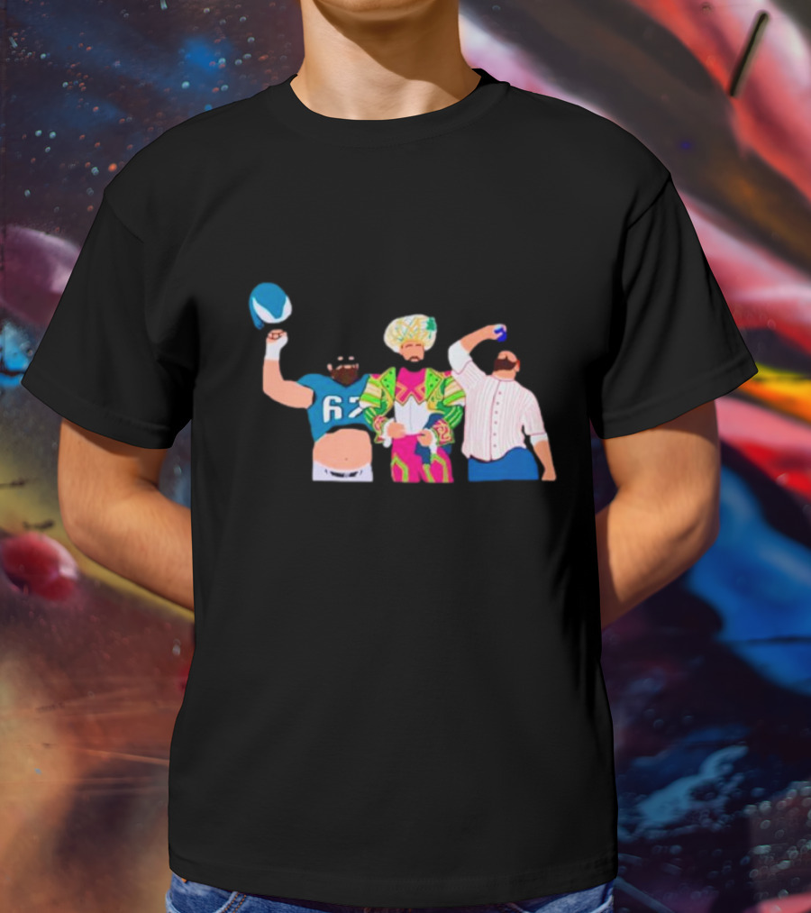 Philly Jason Kelce Iconic Outfits And Cheers T-Shirt