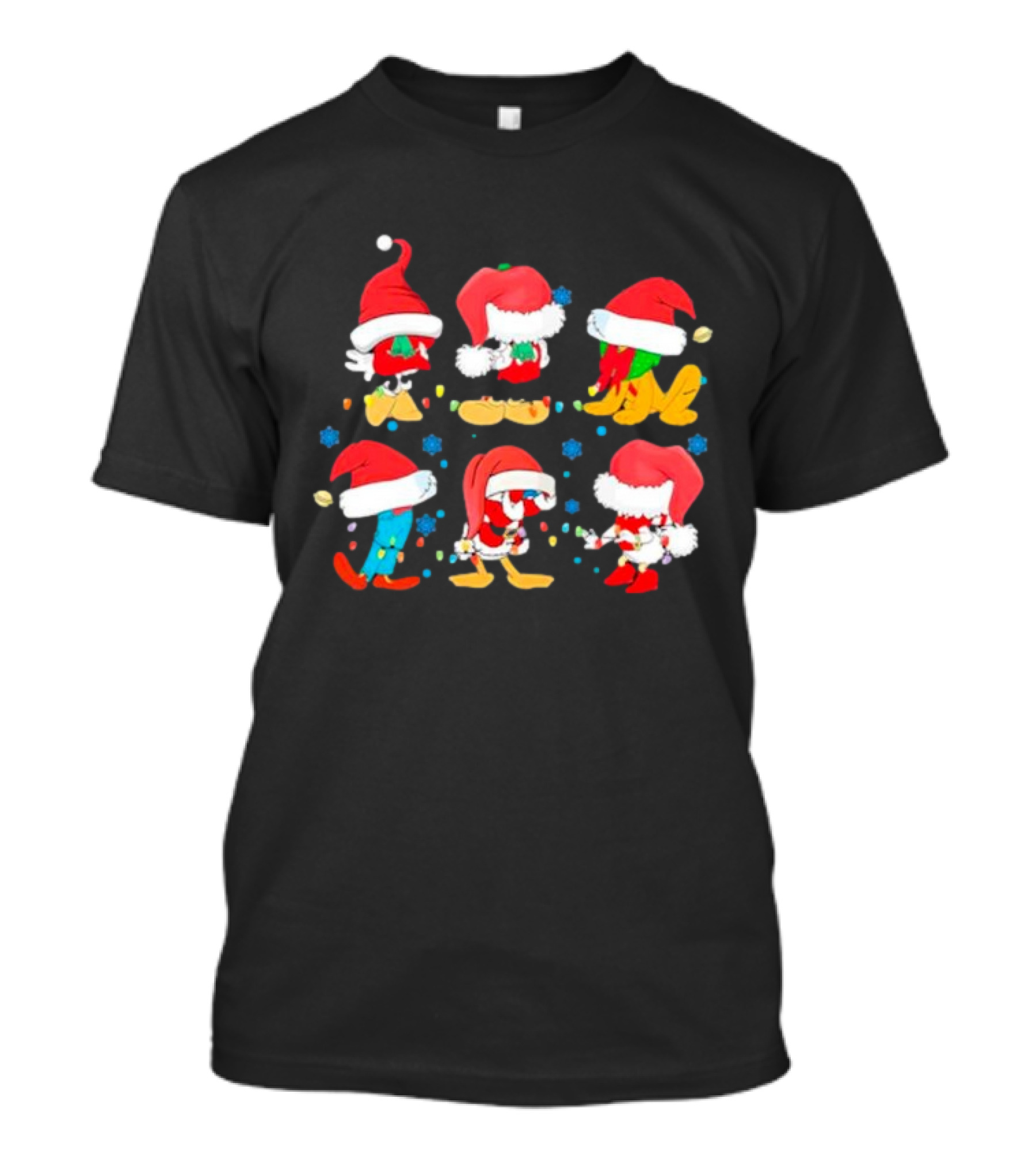 Santa Mouse And Friends Holiday Cheer T-Shirt