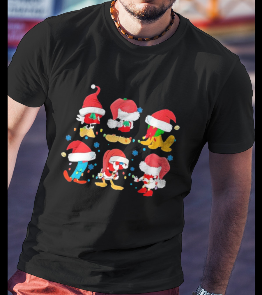 Santa Mouse And Friends Holiday Cheer T-Shirt