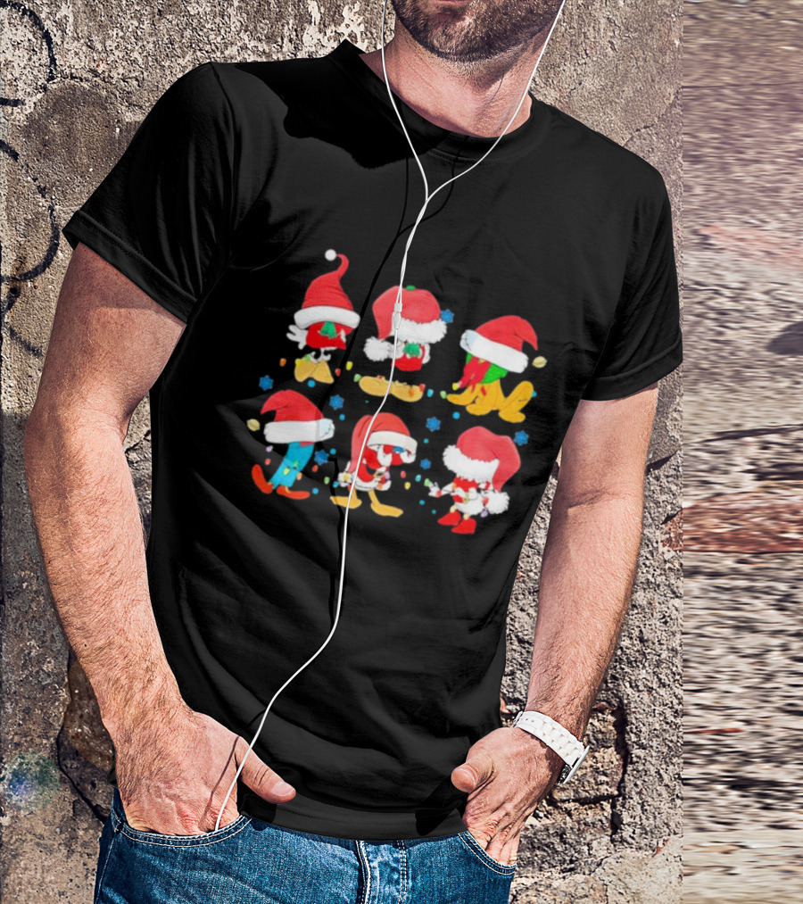Santa Mouse And Friends Holiday Cheer T-Shirt