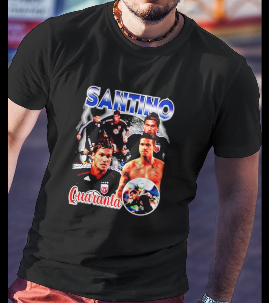 Santino Quaranta Soccer Montage DC United Moments T-Shirt