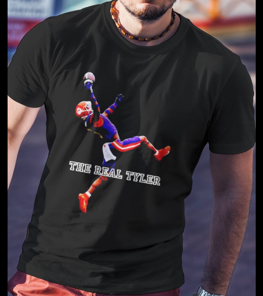 Clemson Tigers The Real Tyler Browns Football Catch T-Shirt