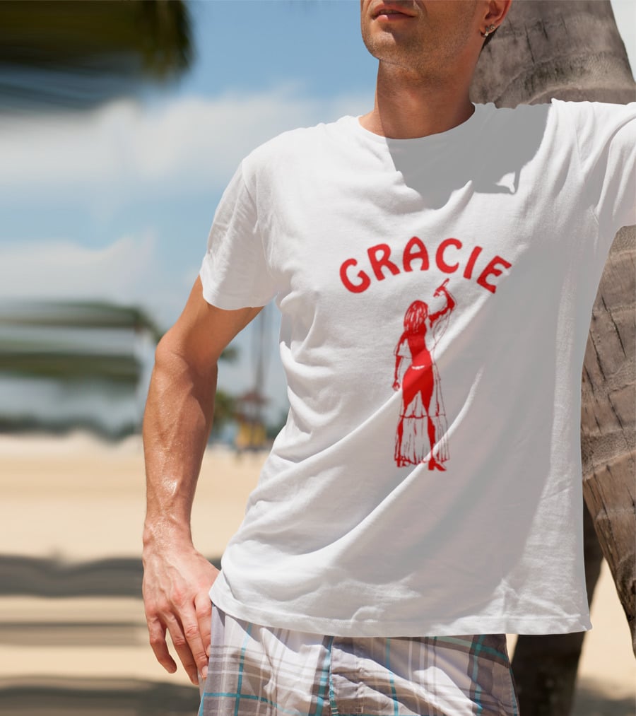 Gracie Abrams Red Silhouette Woman T-Shirt