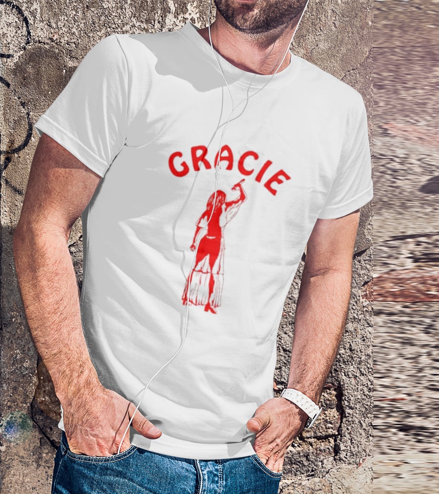 Gracie Abrams Red Silhouette Woman T-Shirt