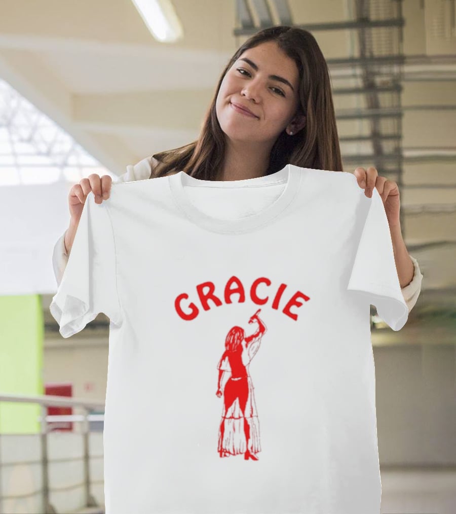 Gracie Abrams Red Silhouette Woman T-Shirt