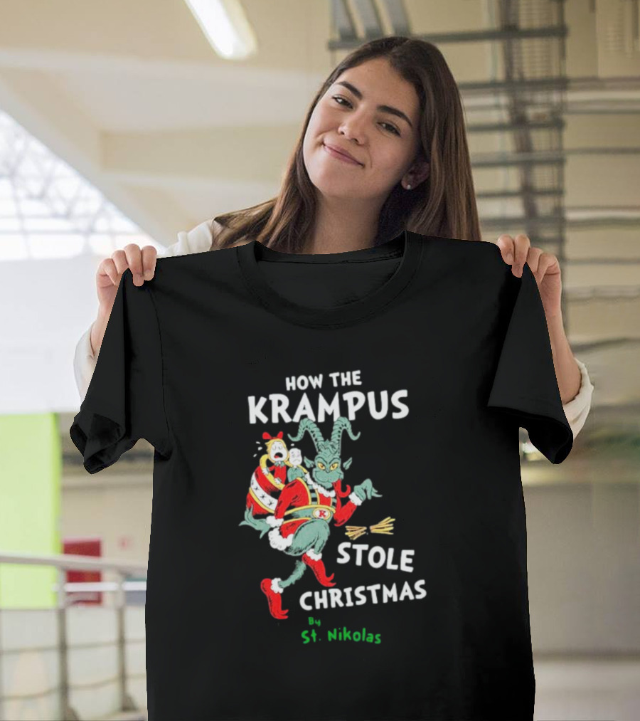 How The Krampus Stole Christmas By St. Nikolas T-Shirt