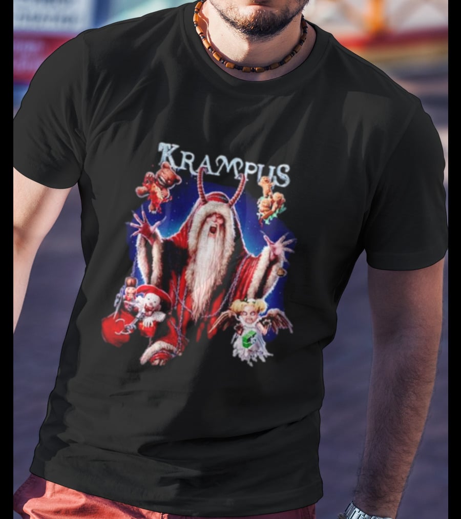 Krampus Unleash The Holiday Mischief Don't Open Till Christmas T-Shirt