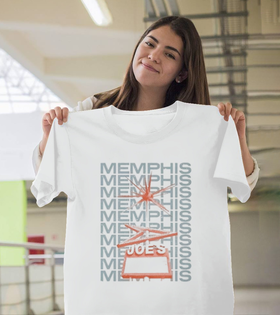 Memphis Joe's Retro Graphic Style With Starburst T-Shirt