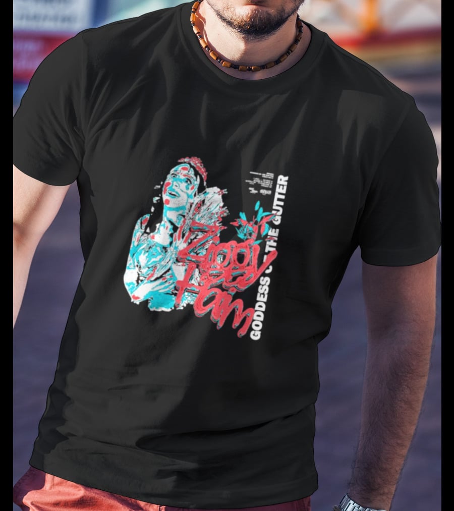 Ziggy Haim Goddess Of The Gutter Vibrant Portrait Style Iconic T-Shirt