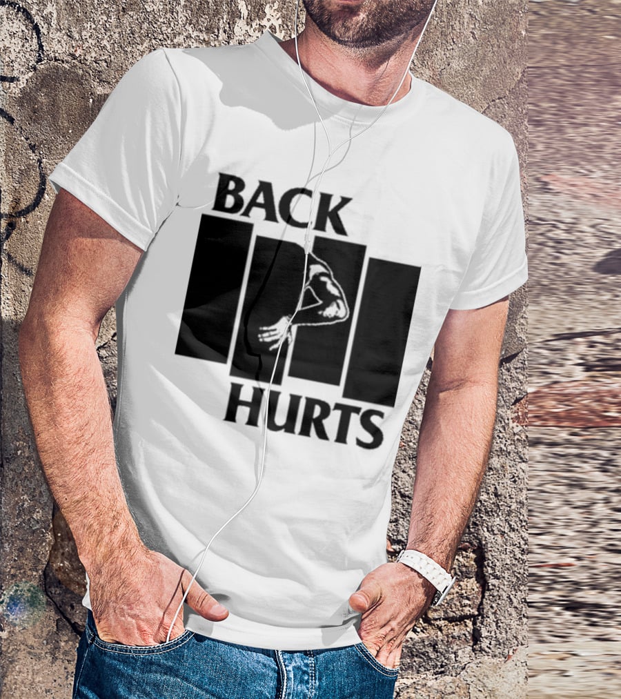 Black Flag Back Hurts T-Shirt