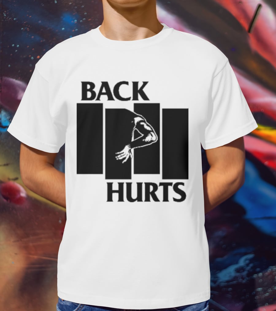 Black Flag Back Hurts T-Shirt