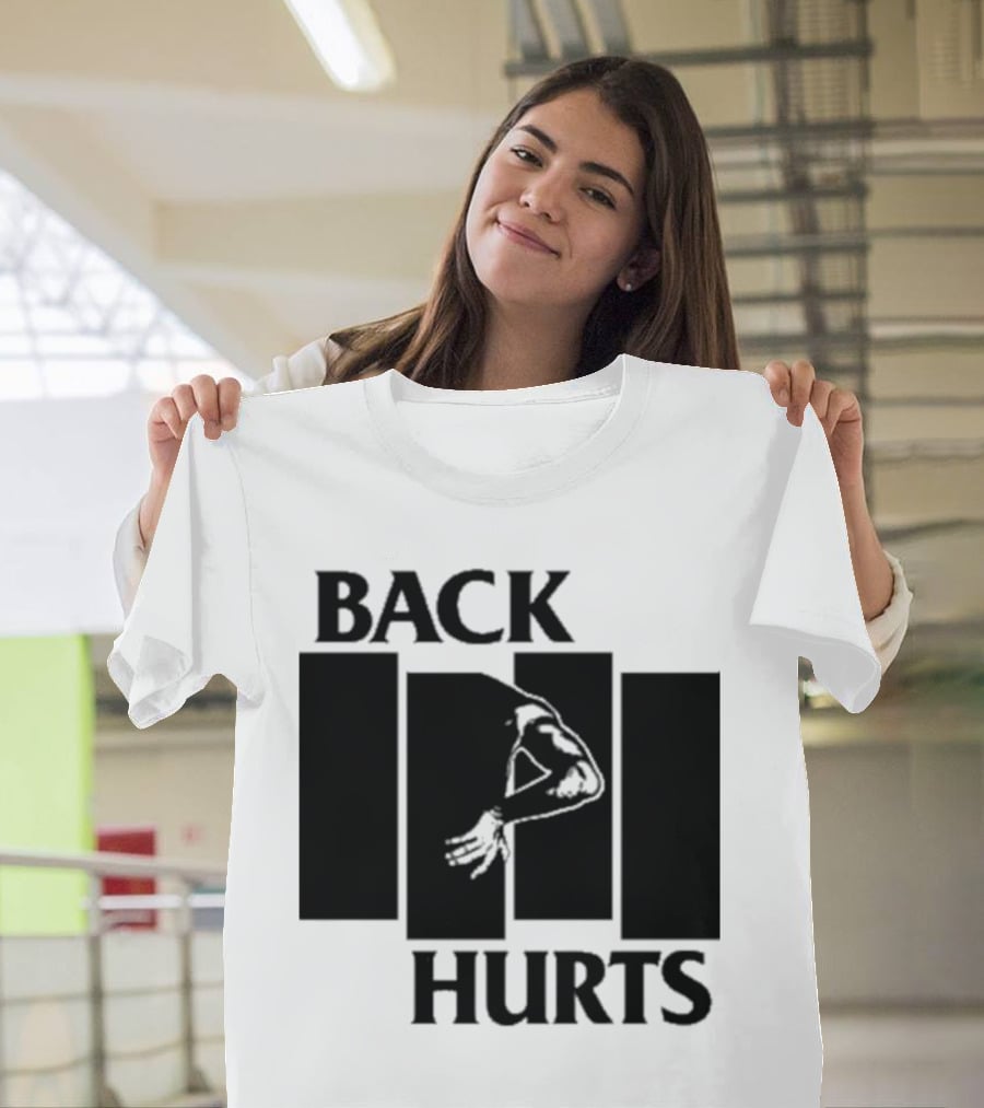 Black Flag Back Hurts T-Shirt