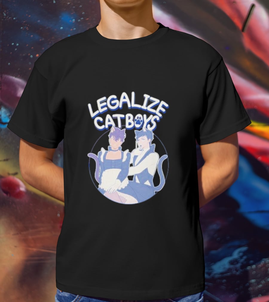 Legalize Catboys Dan And Phil-Inspired Fandom Concept T-Shirt