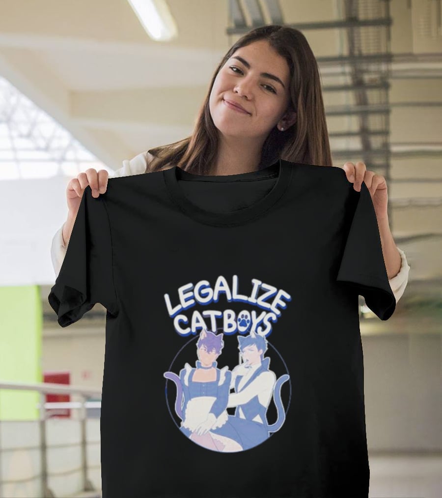 Legalize Catboys Dan And Phil-Inspired Fandom Concept T-Shirt