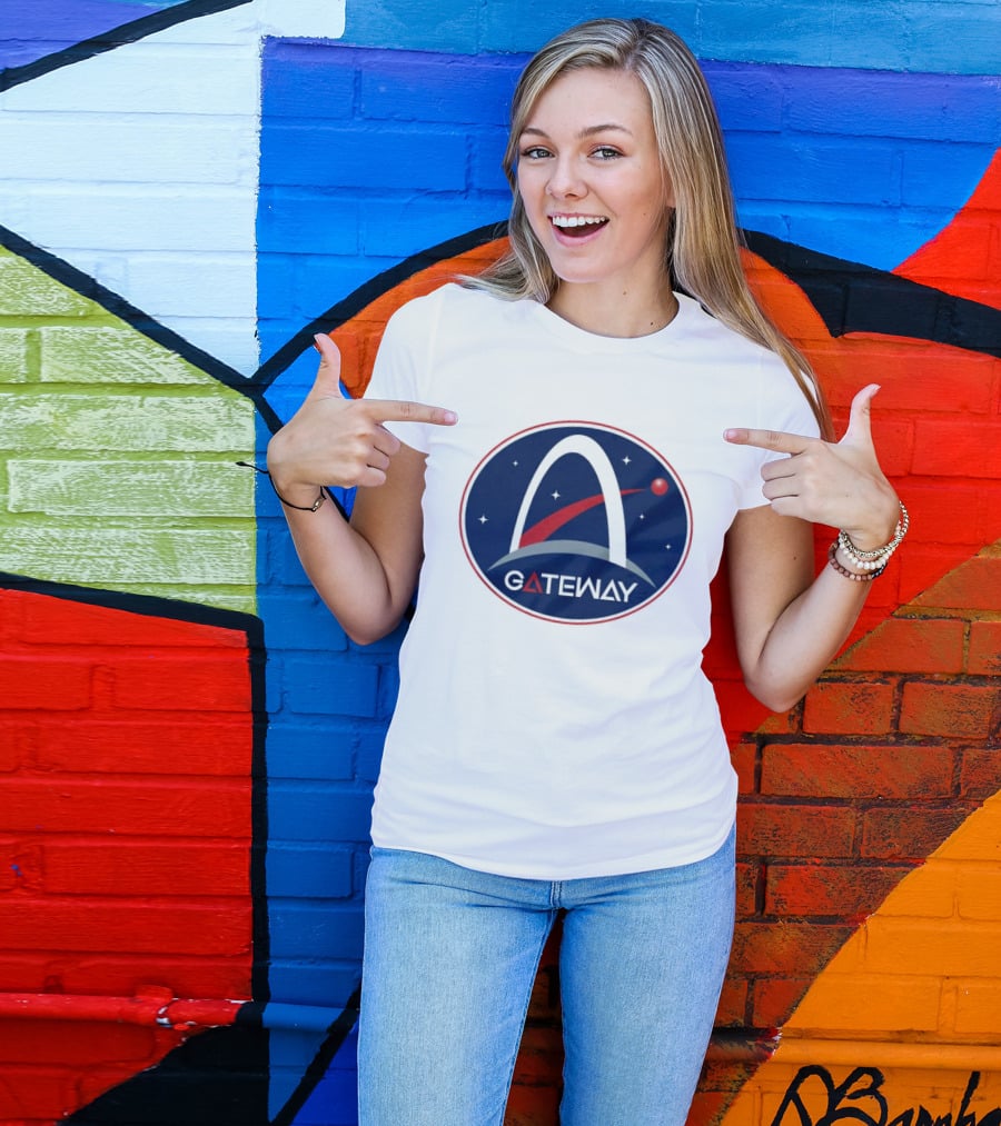 Gateway Program NASA Inspired St. Louis Arch T-Shirt