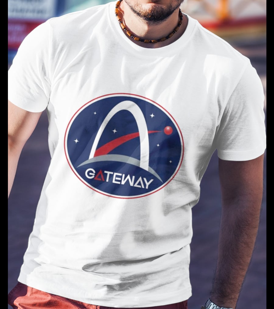 Gateway Program NASA Inspired St. Louis Arch T-Shirt
