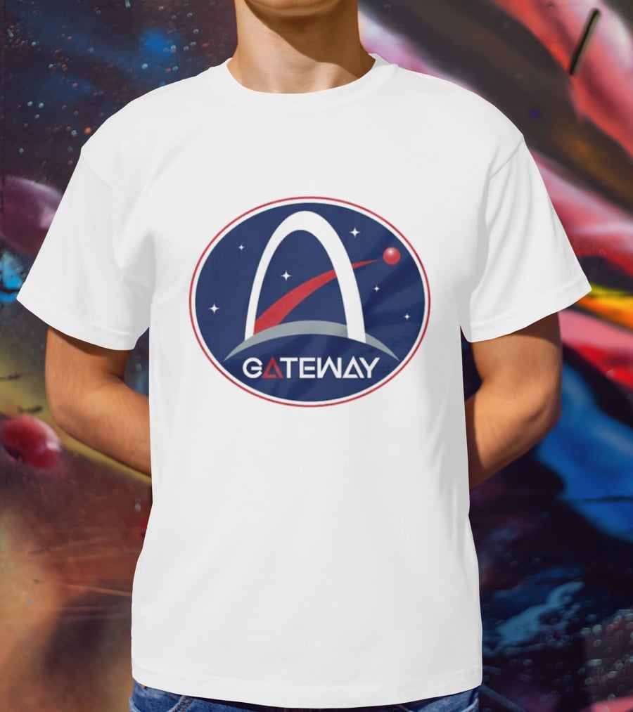 Gateway Program NASA Inspired St. Louis Arch T-Shirt
